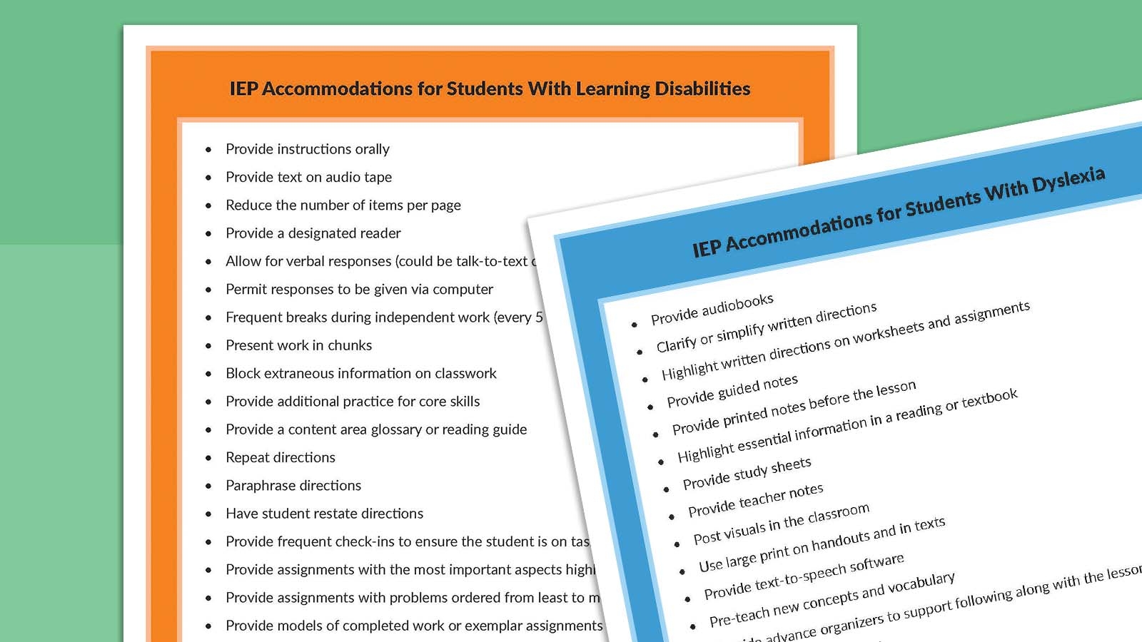 140 IEP Accommodations Special Ed Teachers Should Bookmark