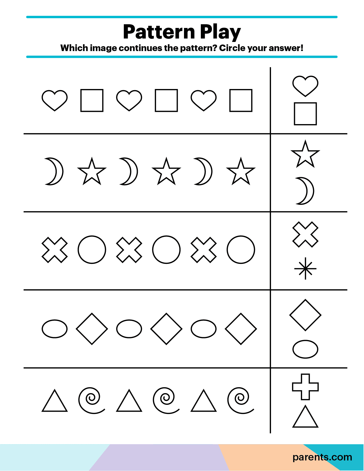 Educational Printable Worksheets For 4 Year Olds