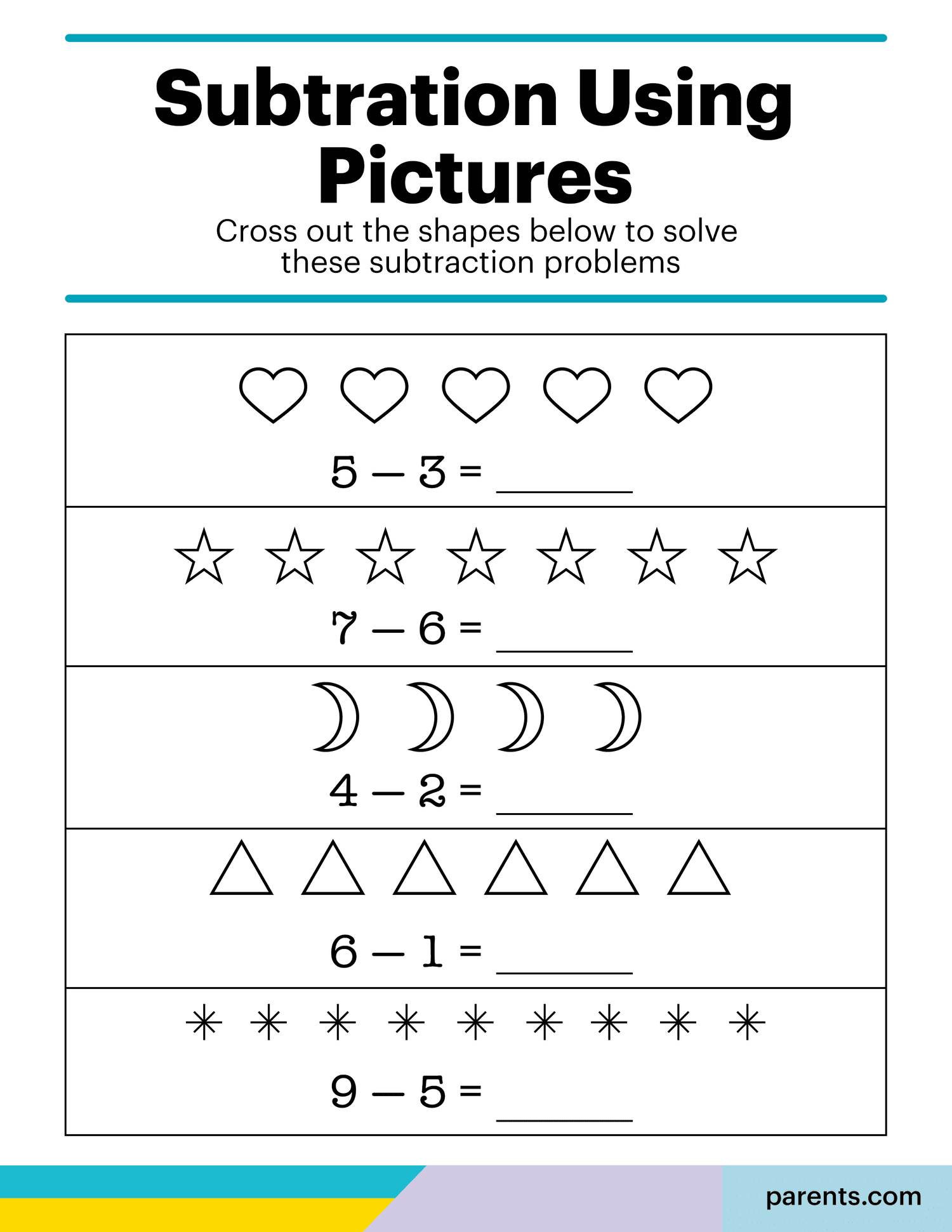 Educational Printables For 4 Year Olds