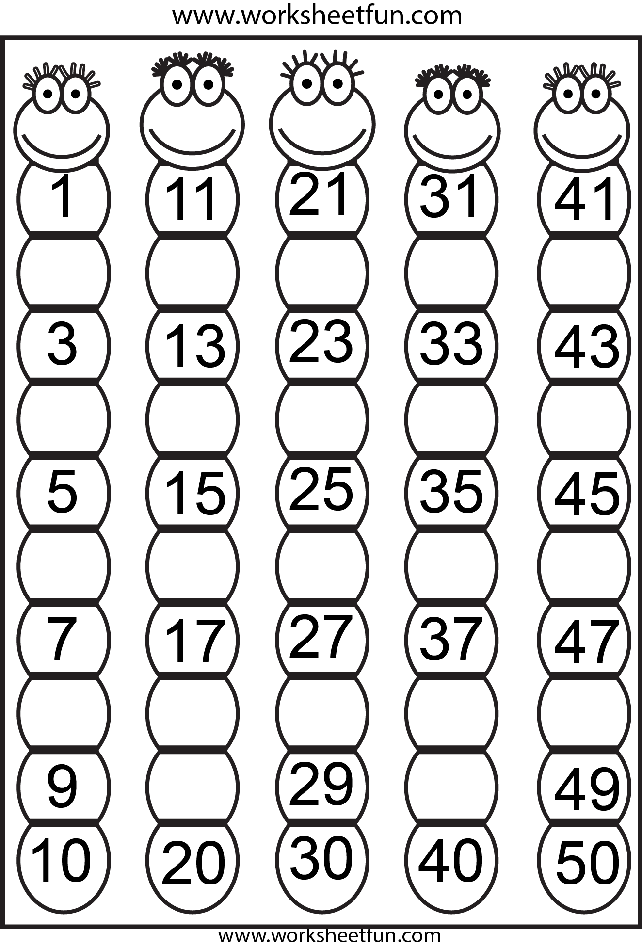 Printable Educational Worksheets For Kindergarten
