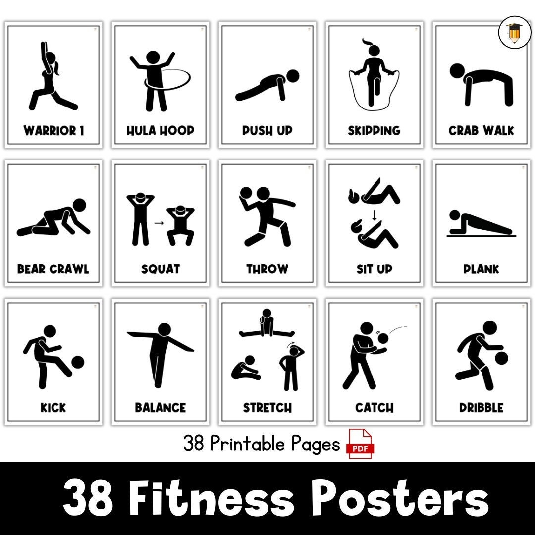 Exercise Physical Education Printable Worksheets Pdf