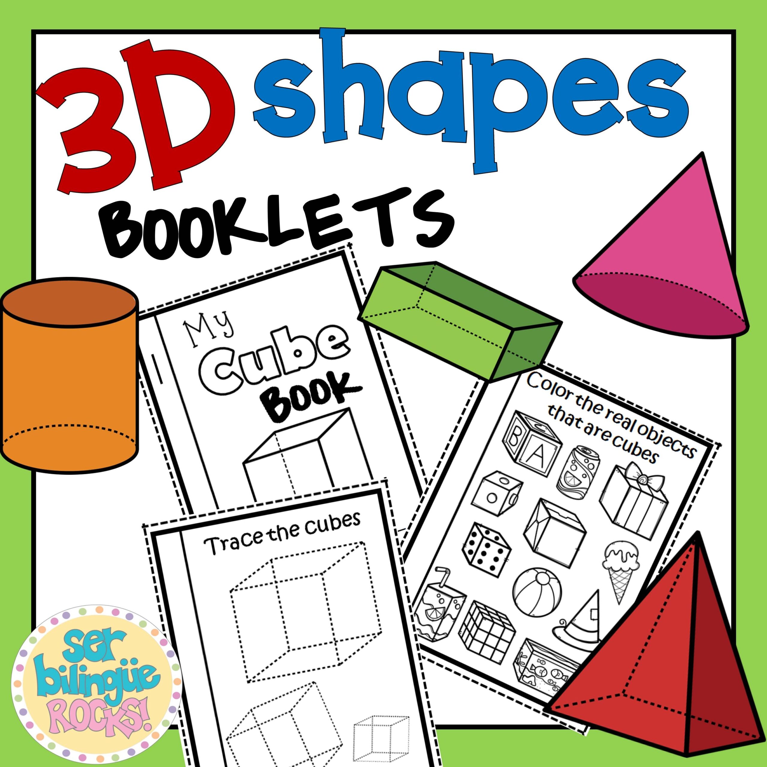 3D Shapes Booklets Classful