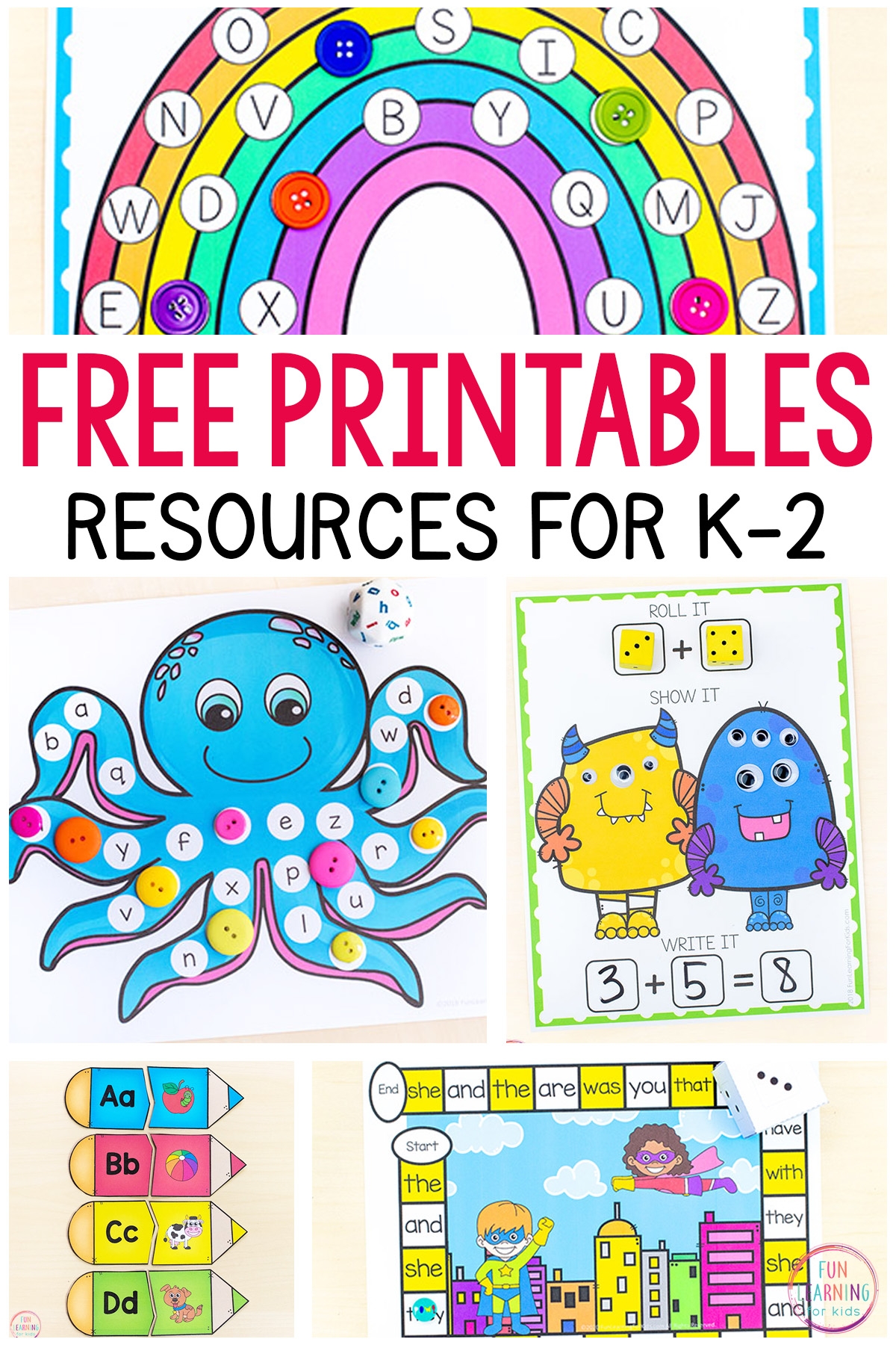 Printable Educational Activities For Kids