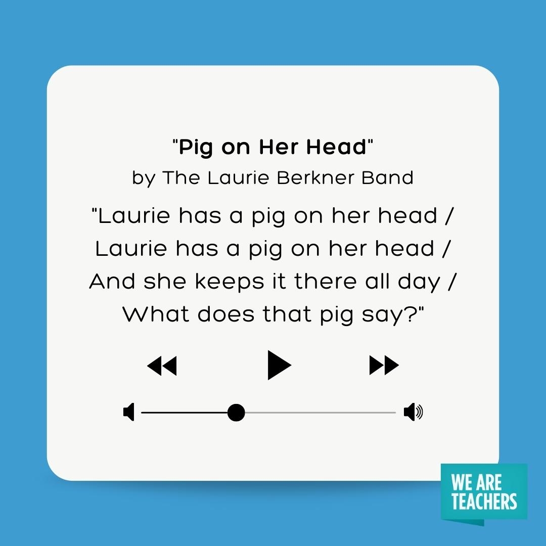 Printable Education Song Parodies