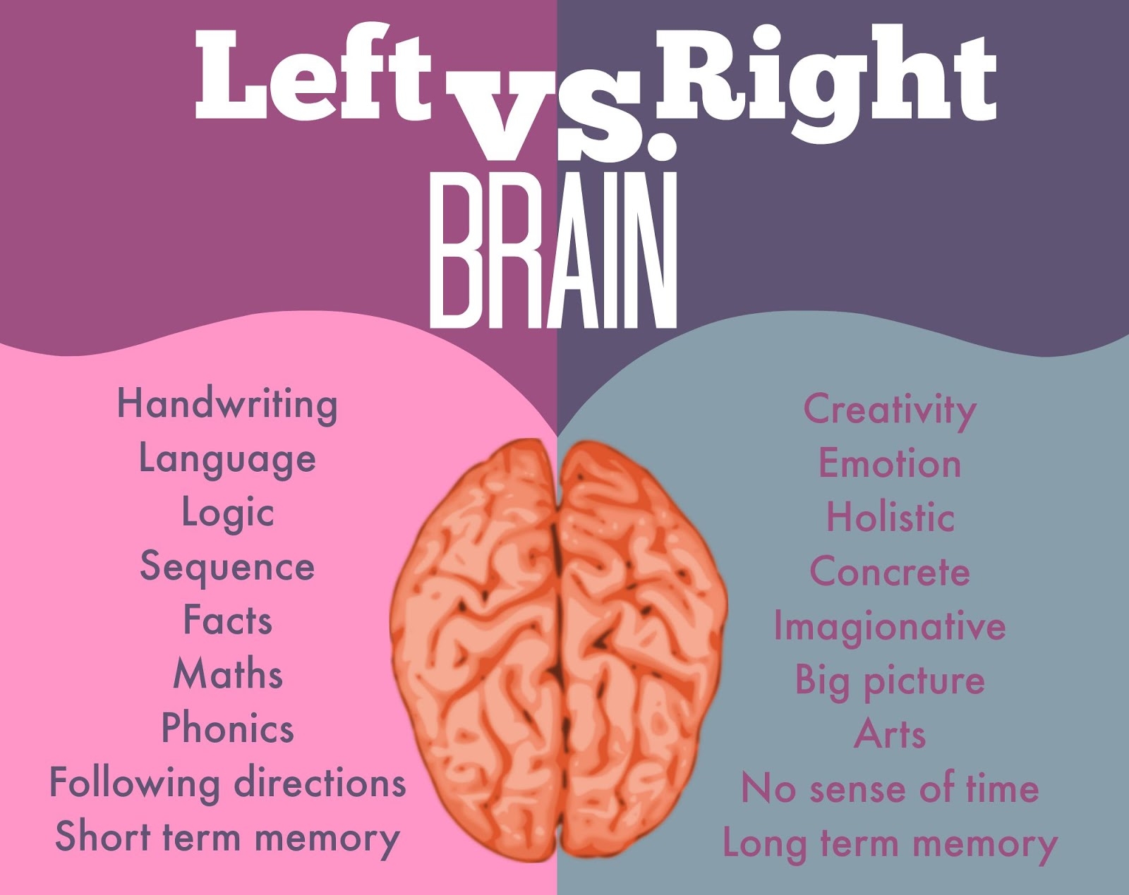 A Muslim Homeschool Discovering Right Brain Learning Part 2 What Is The Difference Between Left And Right Brainers 
