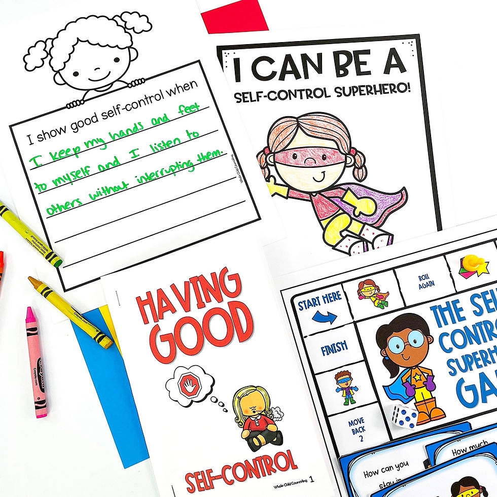 Activities And Videos To Teach Kids About Self Control And Impulse Control