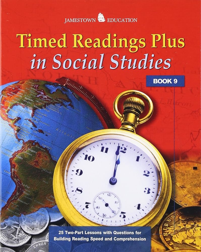 Amazon Timed Readings Plus In Social Studies Book 9 9780078458071 McGraw Hill Jamestown Education McGraw Hill Jamestown Education Glencoe Books