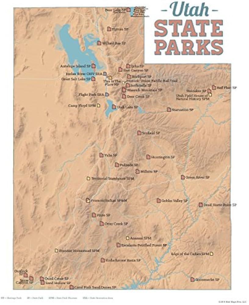 Printable Utah Education Map