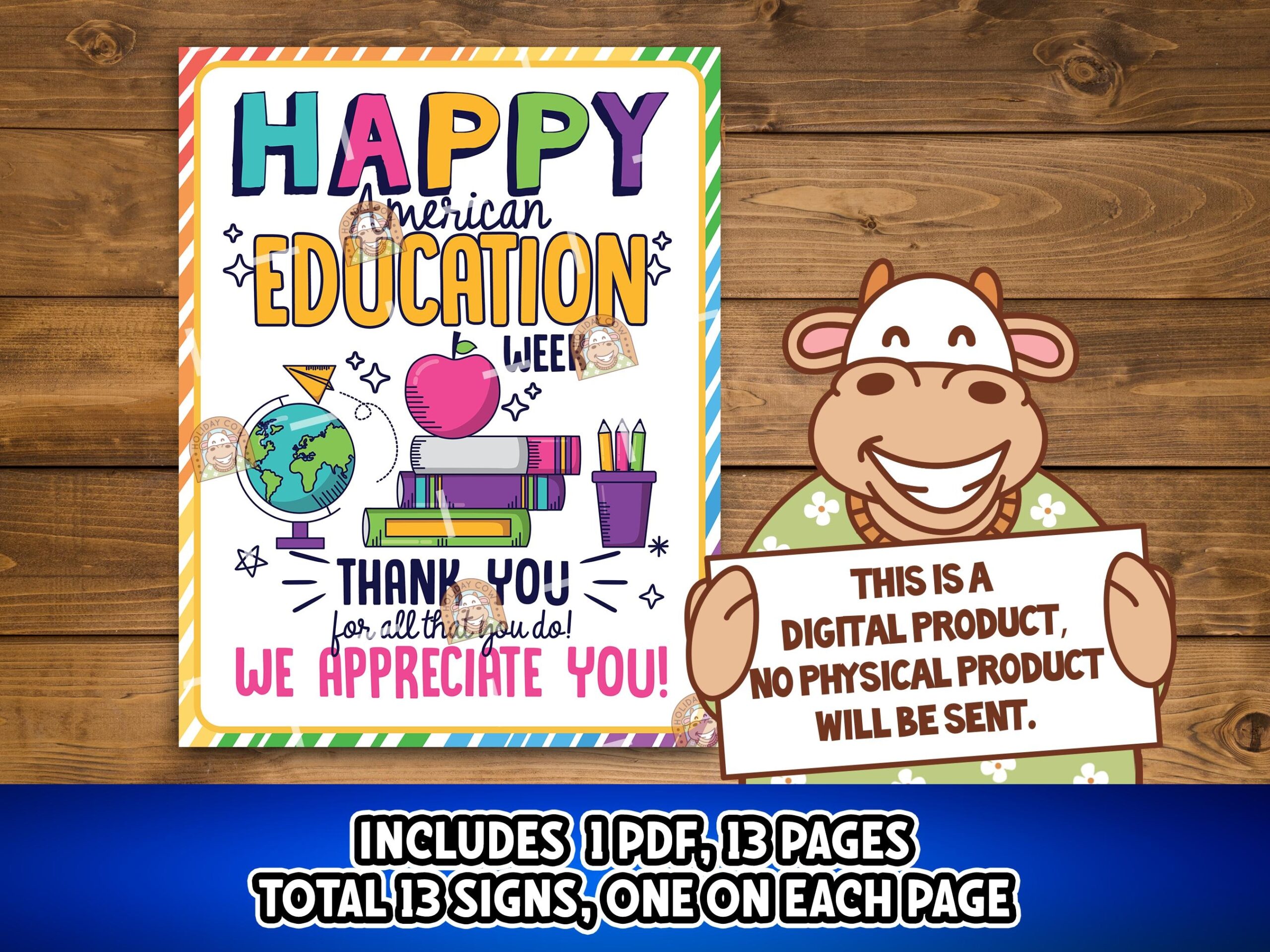 Welcome To American Education Week Printable