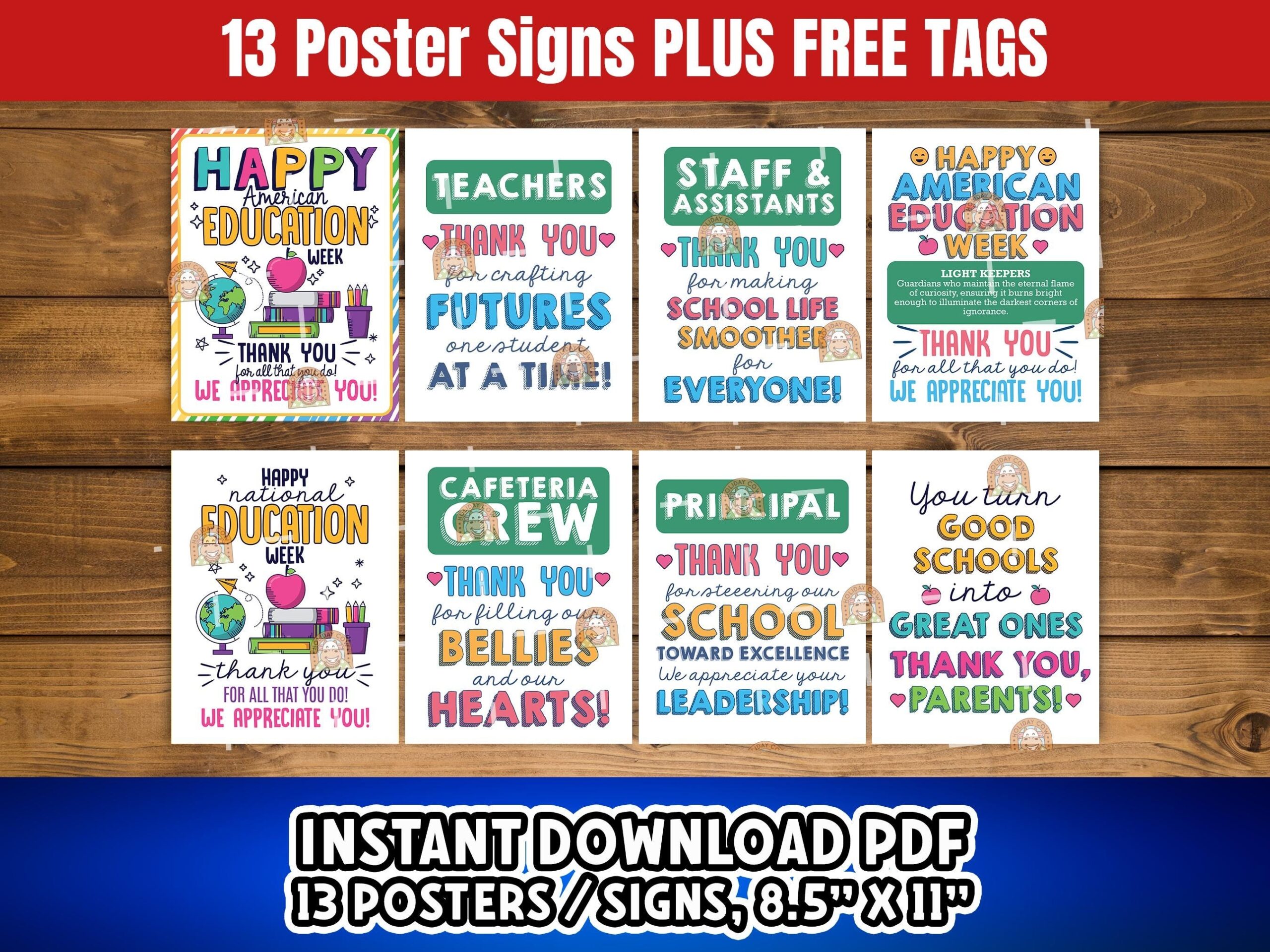 American Education Week Sign Printable Education Week Decor Educator Gift School Support Staff Thank You School Posters Teachers Gift Etsy