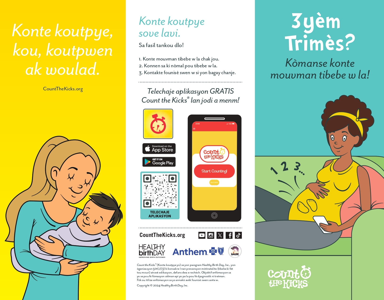 At a Glance Brochure Haitian Creole IN Count The Kicks