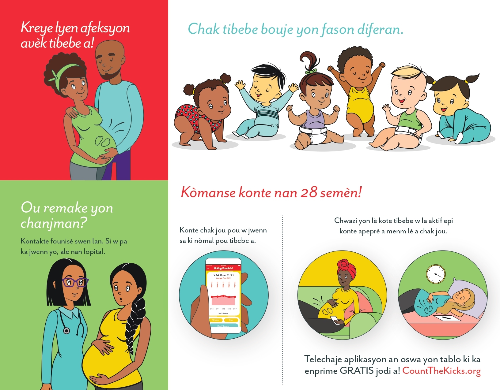 At a Glance Brochure Haitian Creole IN Count The Kicks