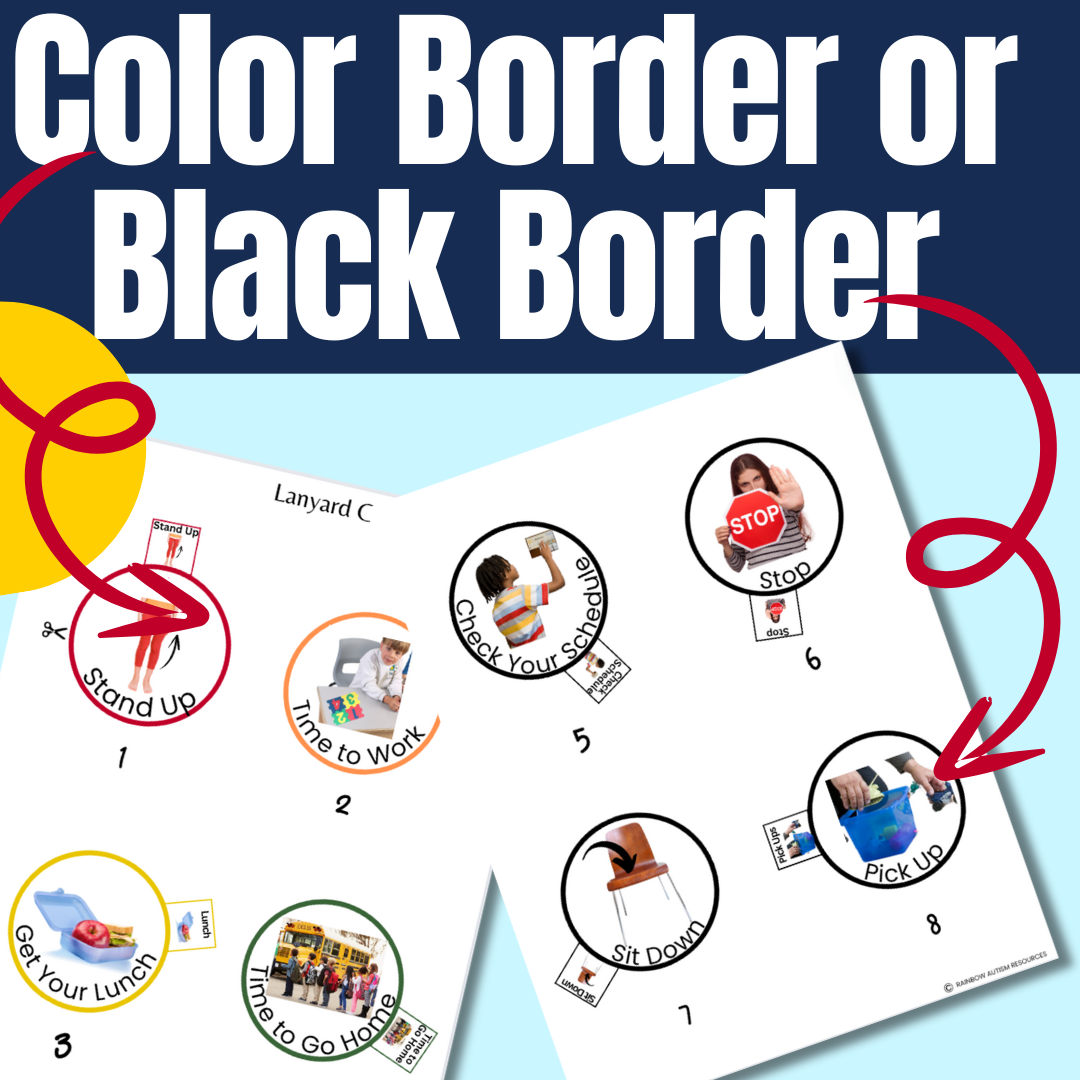 Printables For Lanyard Special Education