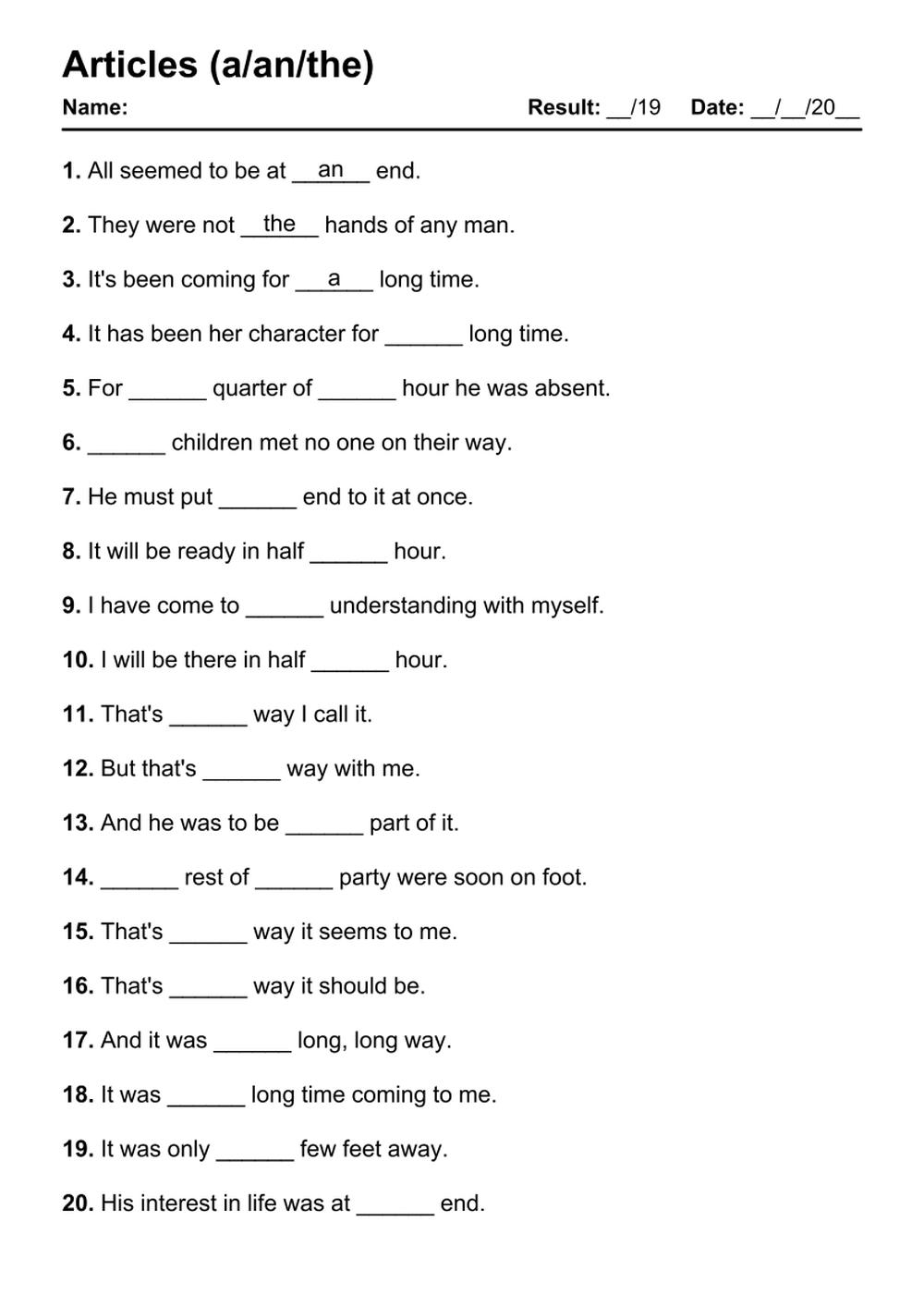 Auto Generated English Grammar Exercises Grammarism