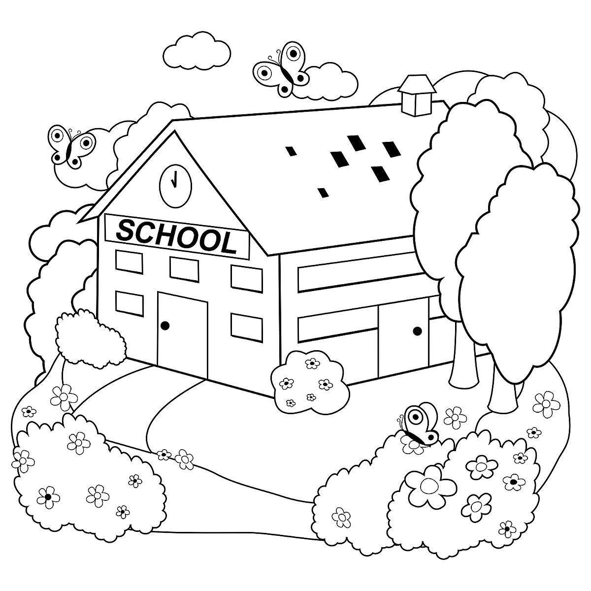Educational Colouring Pages Printable