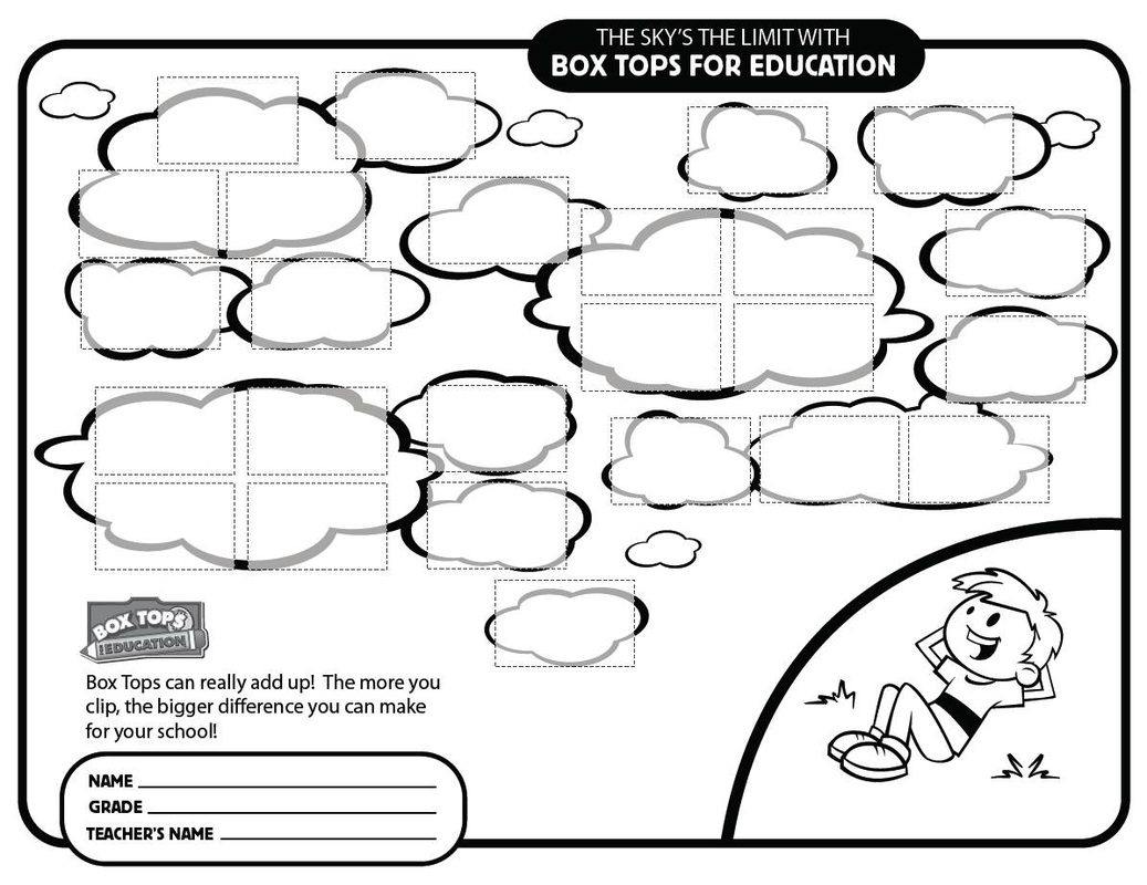 Box Tops For Education Printable Pages