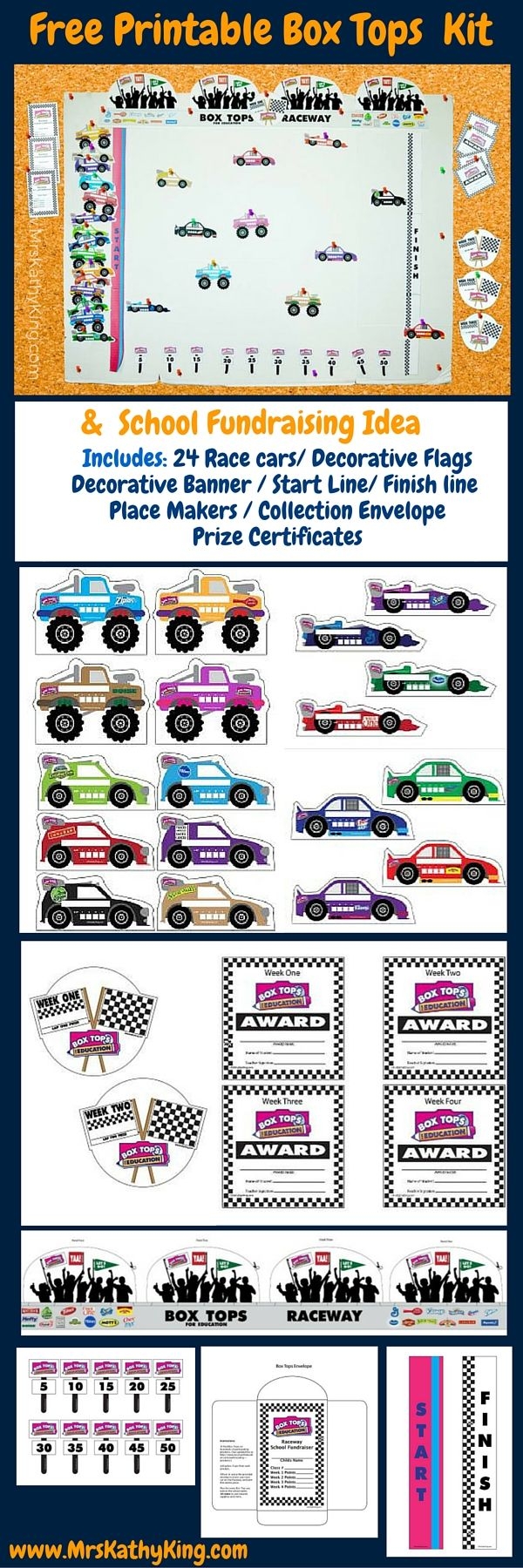 Box Tops School Fundraising Idea Free Printable Kit BTFE Mrs Kathy King CEO Of Tiara Marketing