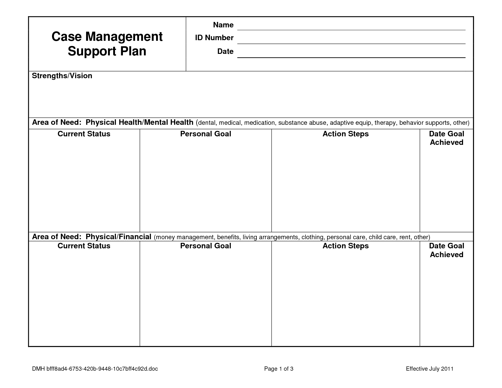 Case Management Template