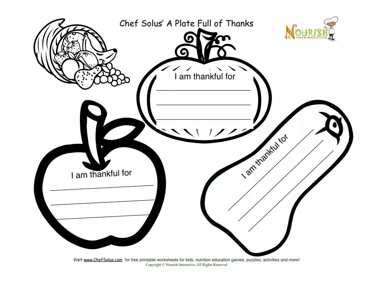 Chef Solus A Plate Full Of Thanks I Am Thankful For I Am Nourish 
