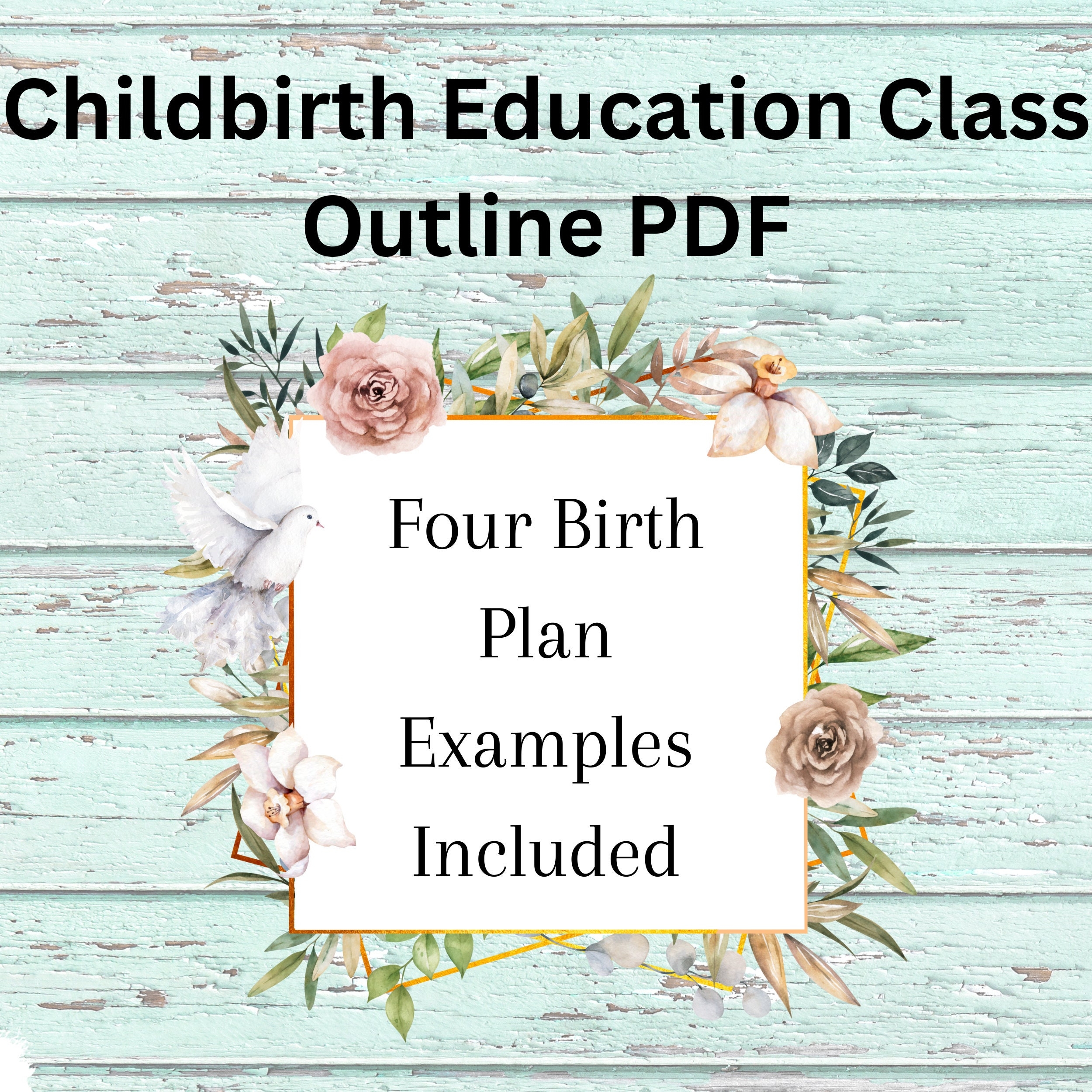 Childbirth Education Course Outline Prepare With Confidence Downloadable Course Outline Child Birth Midwifery Doula Course Nursing Etsy
