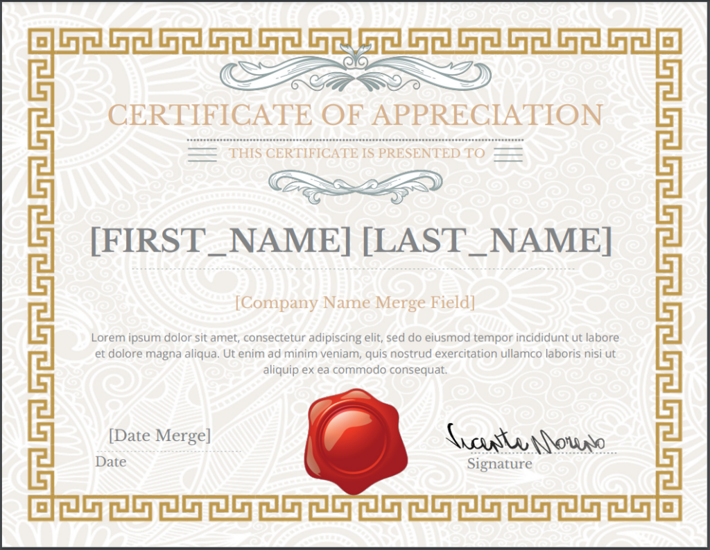 Church Certificates And Award Templates SimpleCert 