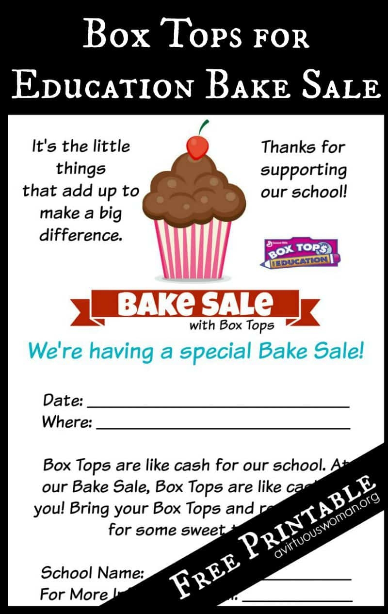 Cinnamon Toast Crunch Marshmallow Treats A Bake Sale Printable A Virtuous Woman