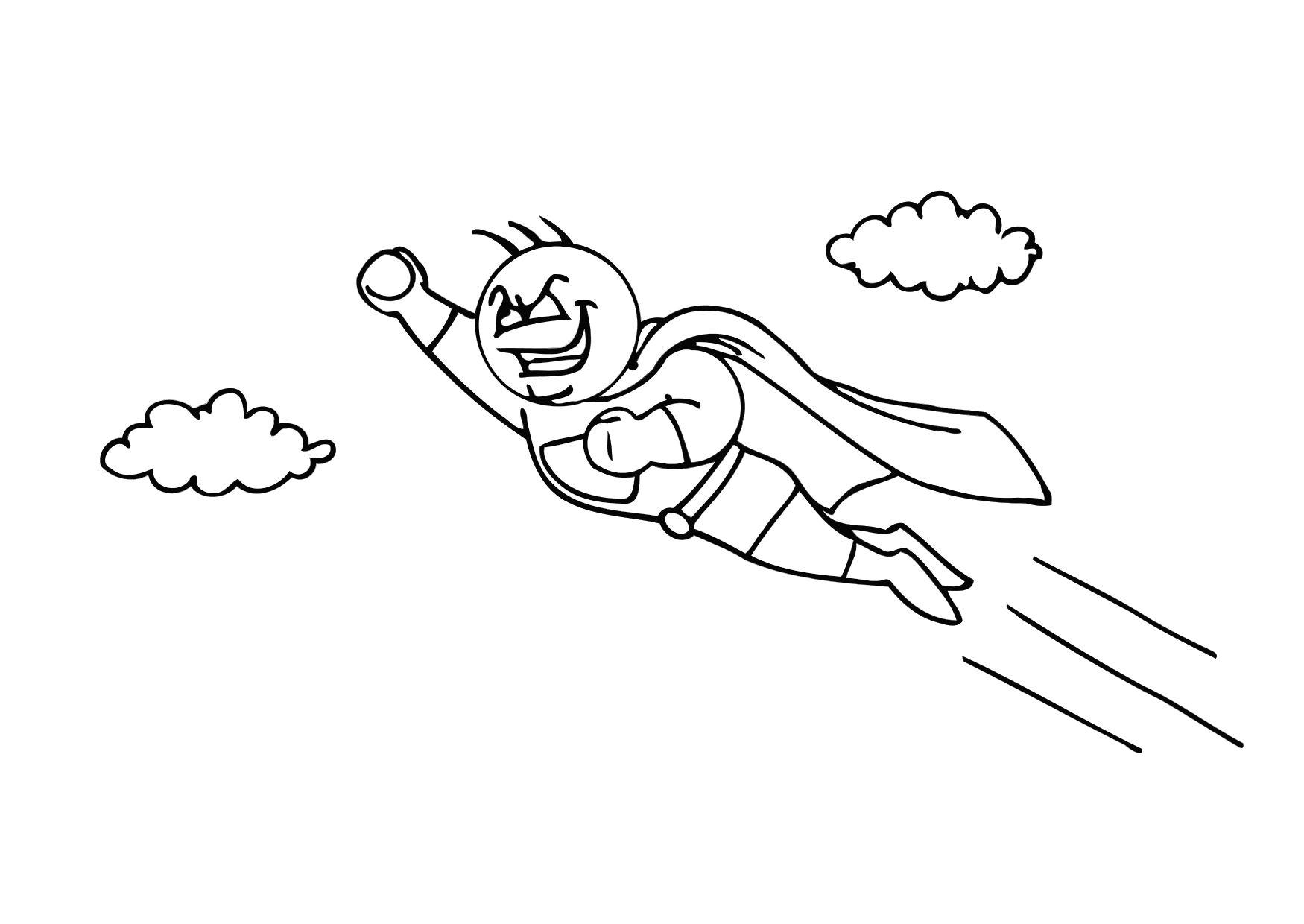Coloring Page Superhero Free Printables Img 11528