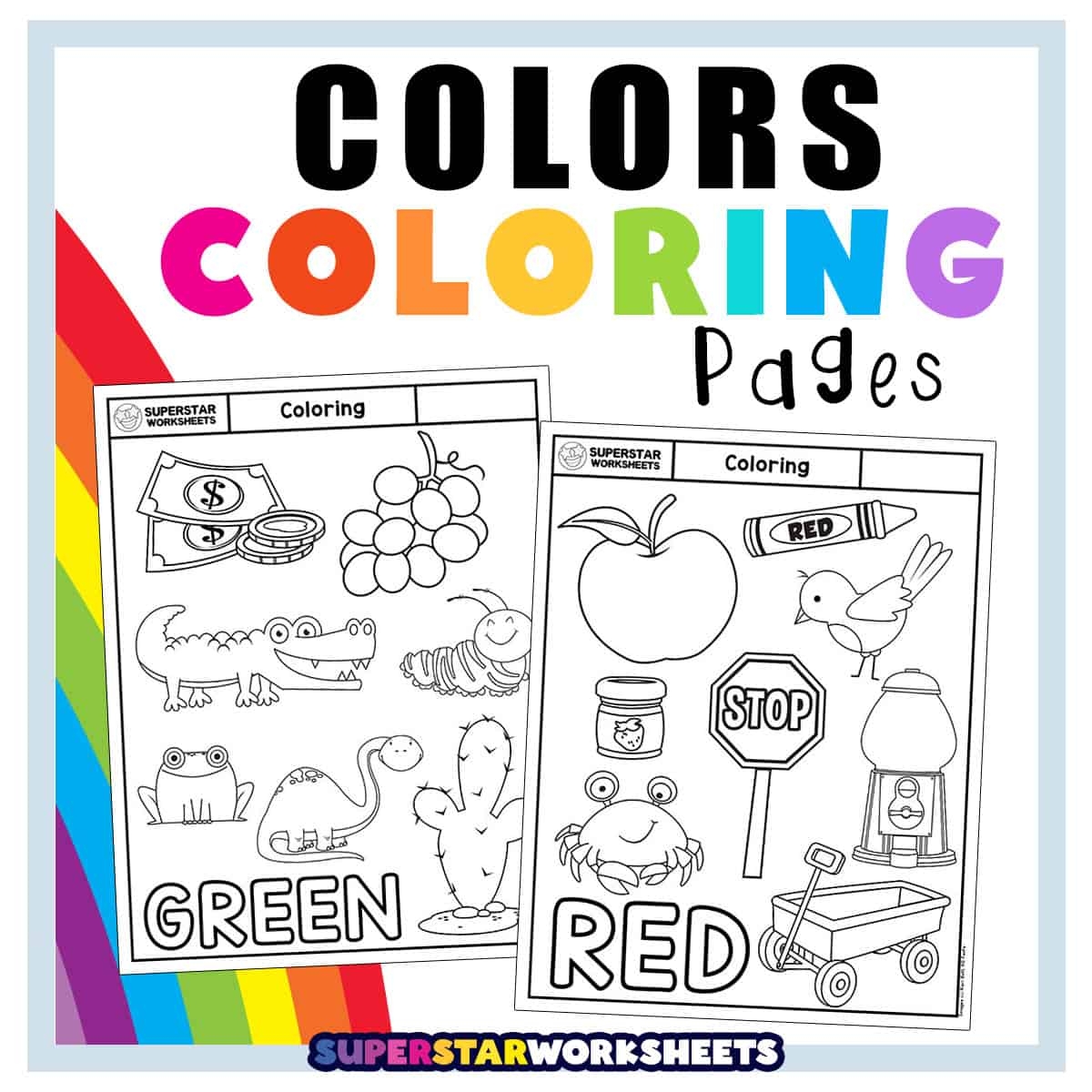 Printable Educational Coloring Sheets