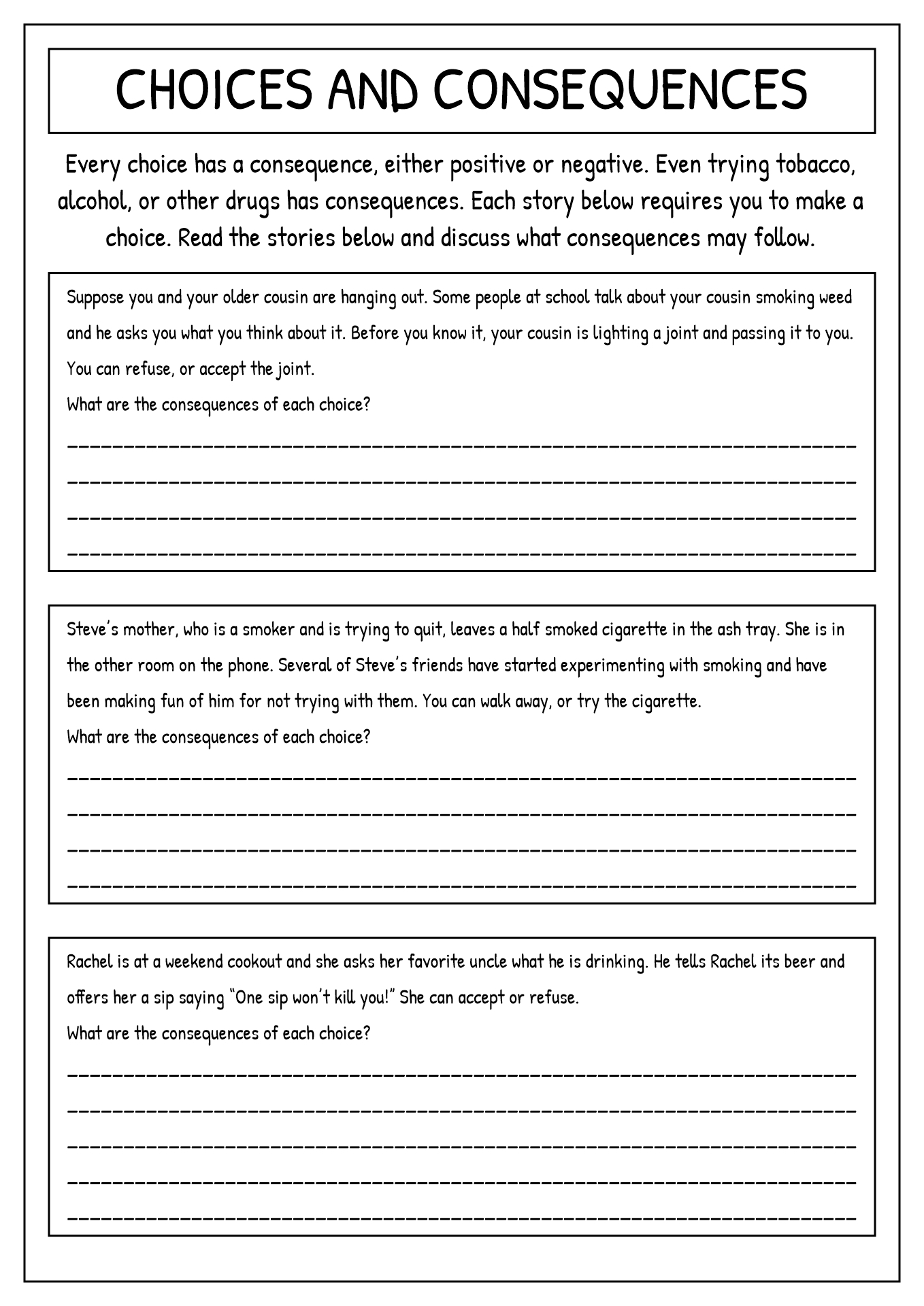 Computer Drug Quiz Printable 2nd Grade TeacherVision Worksheets Library