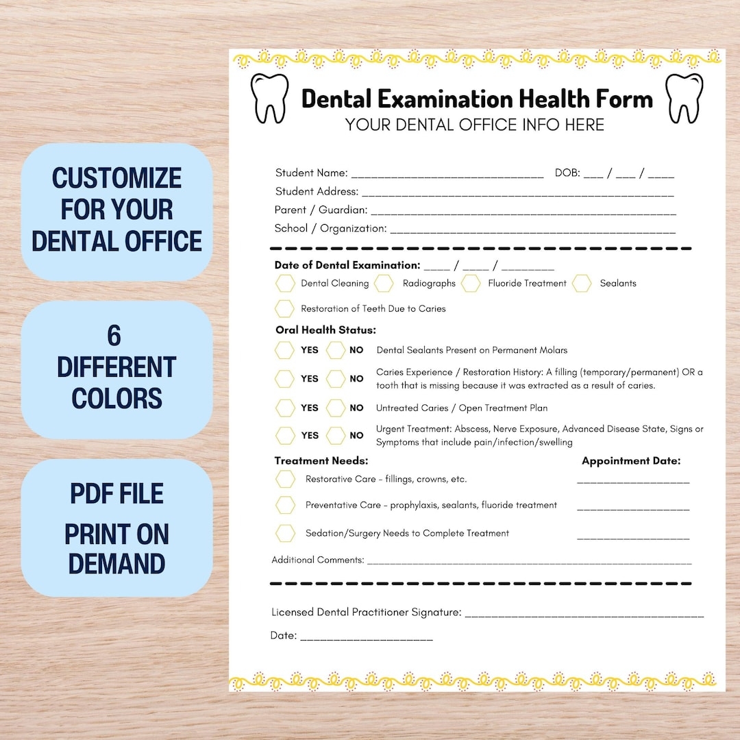 Printable Dental Patient Education