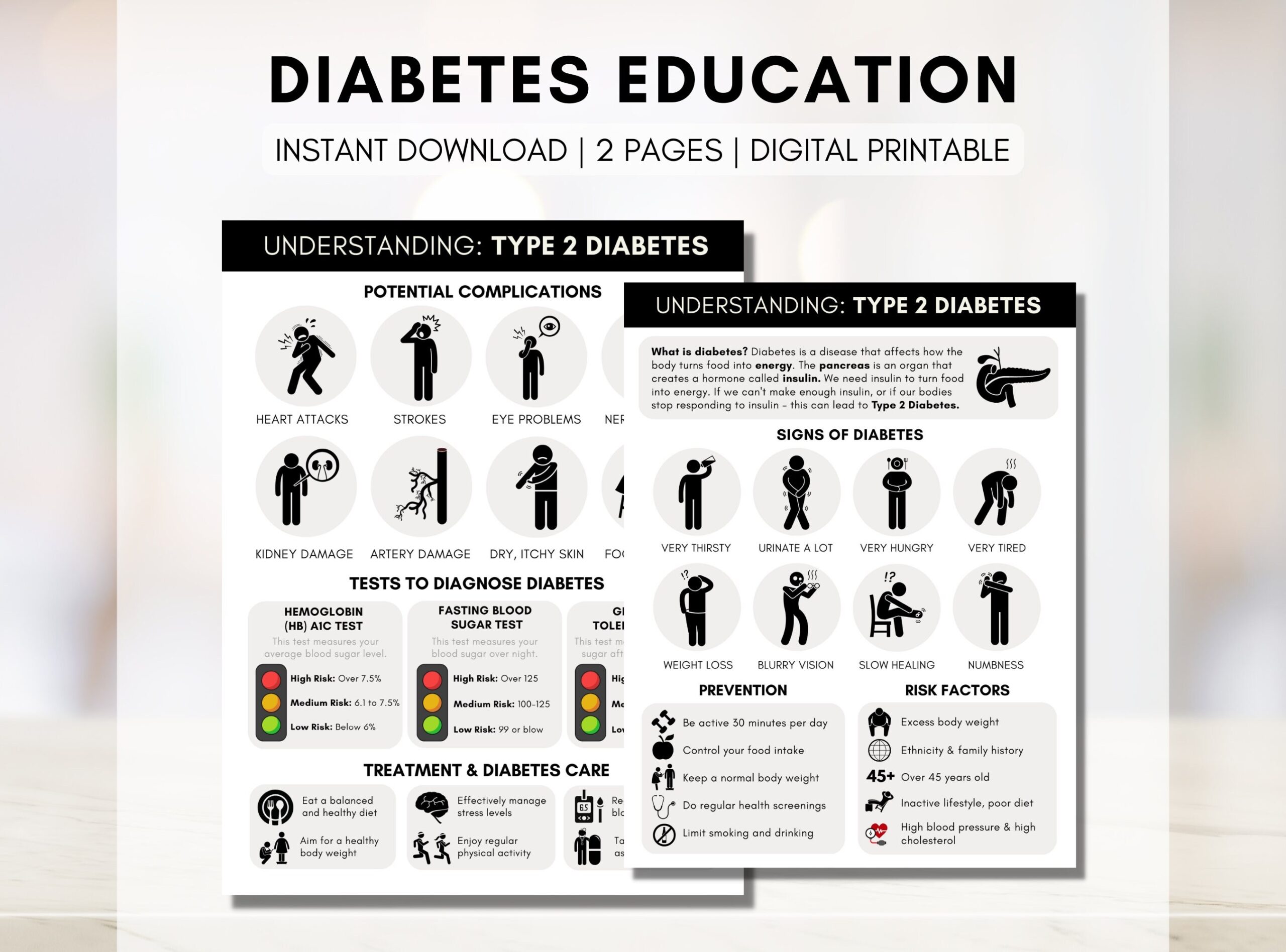 Free Printable Patient Education Handouts Diabetes