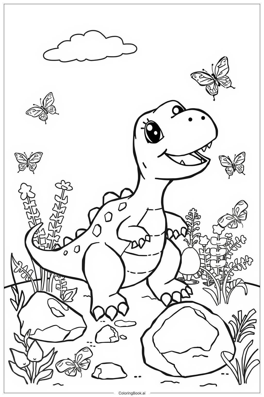 Printable Fossil Educational Coloring Book Free