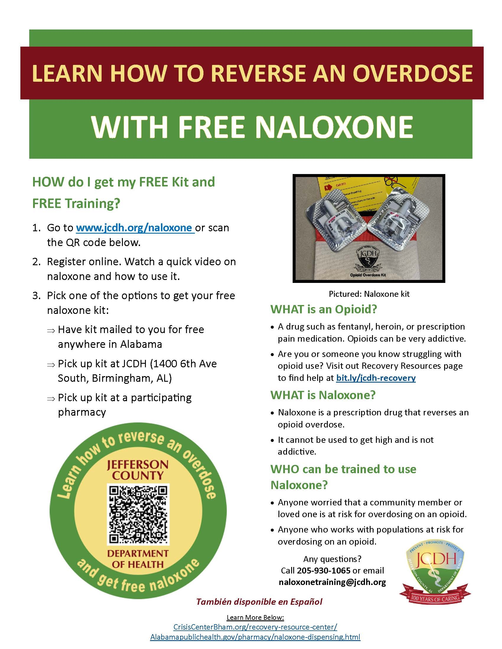 Narcan Printable Patient Education