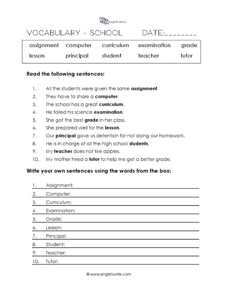 8Th Grade Language Arts Special Education Curriculum printables
