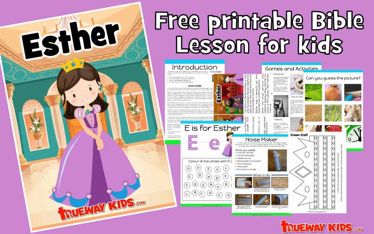 Esther Bible Lesson For Kids Trueway Kids