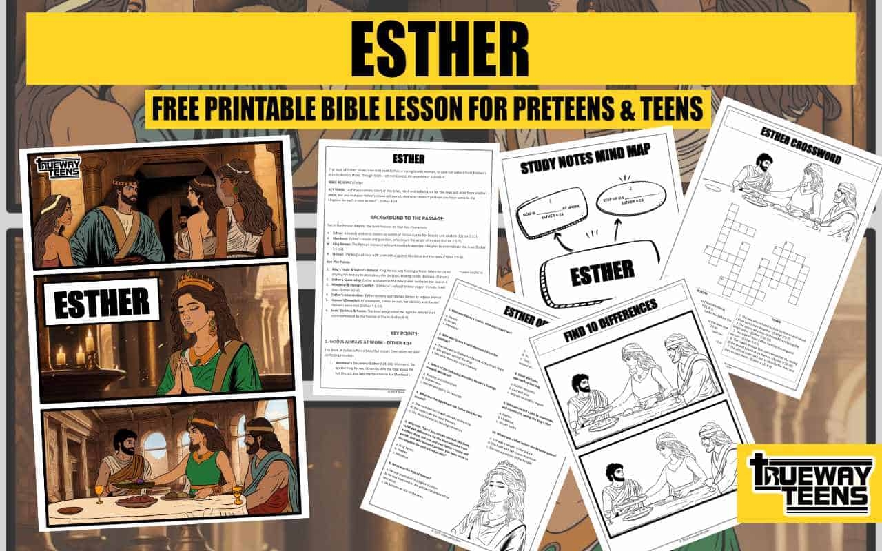 Esther Bible Lesson For Teens Trueway Kids