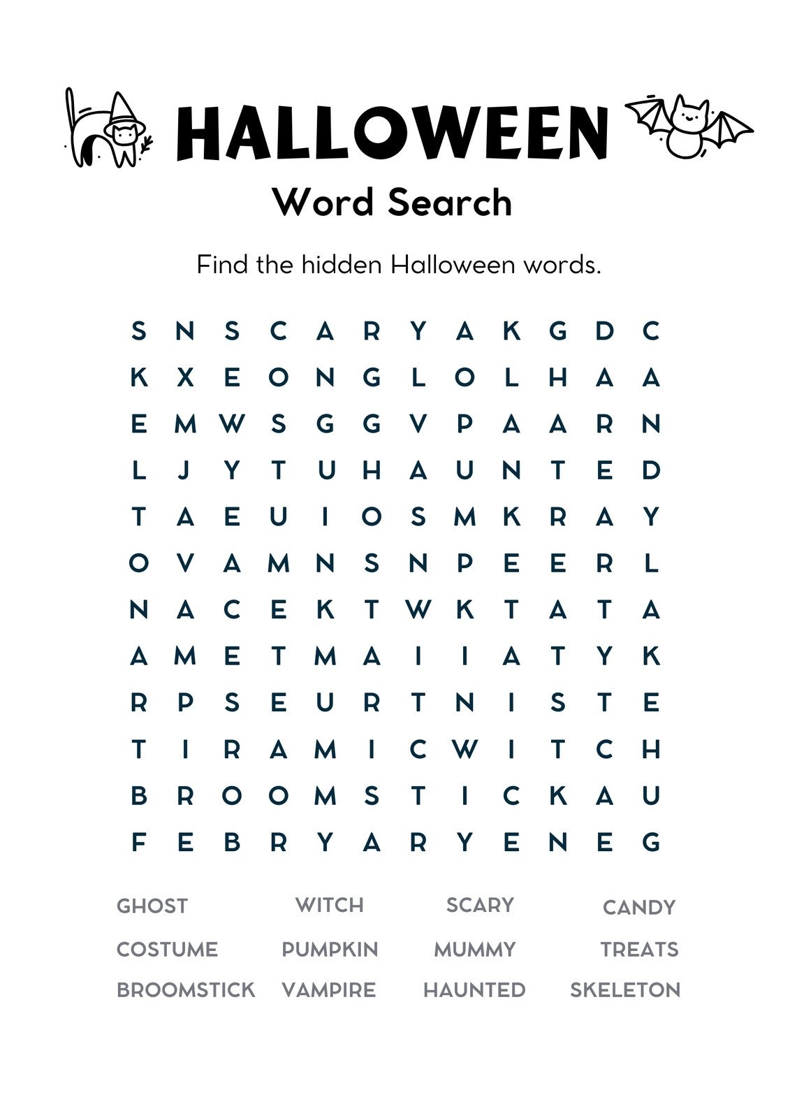 Educational Puzzle Games Printable