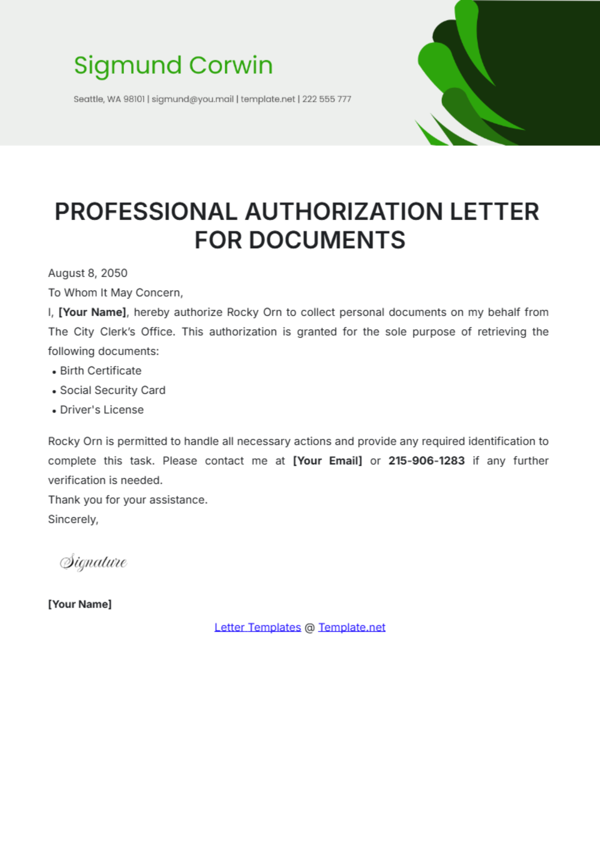 Printable Authorization To Exchange Information In Education