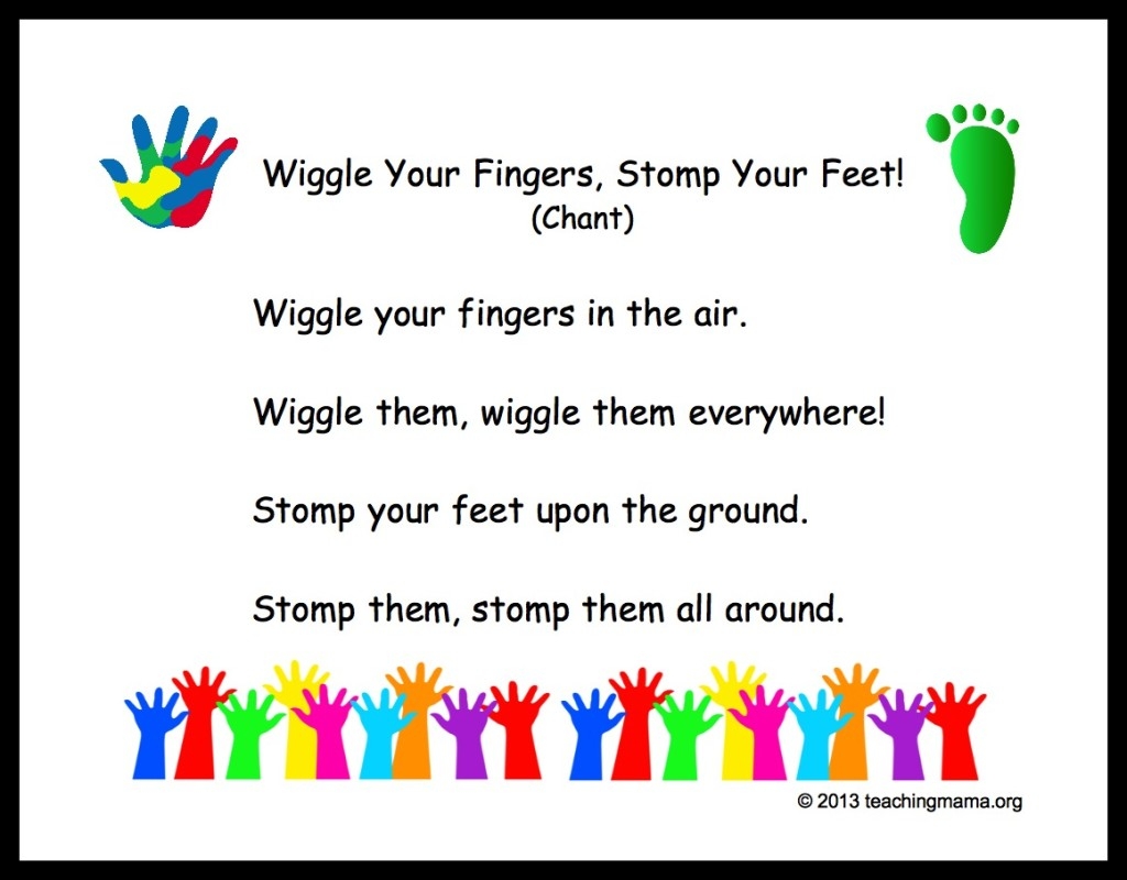 Free Back to School Songs And Rhymes For Circle Time Including Days Of The Week Months And Seasons 