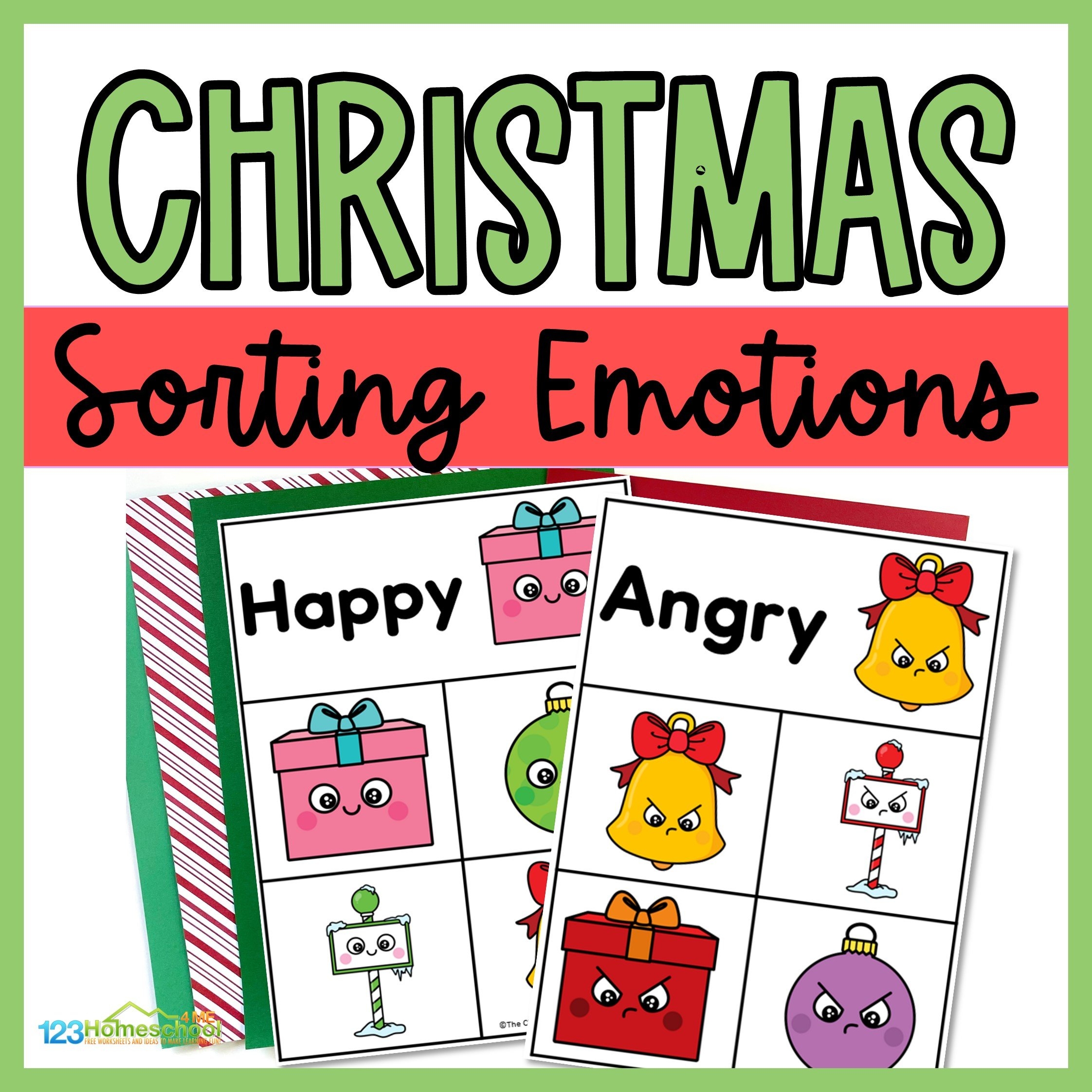  FREE Christmas Emotions Printable Activities For Kindergarten