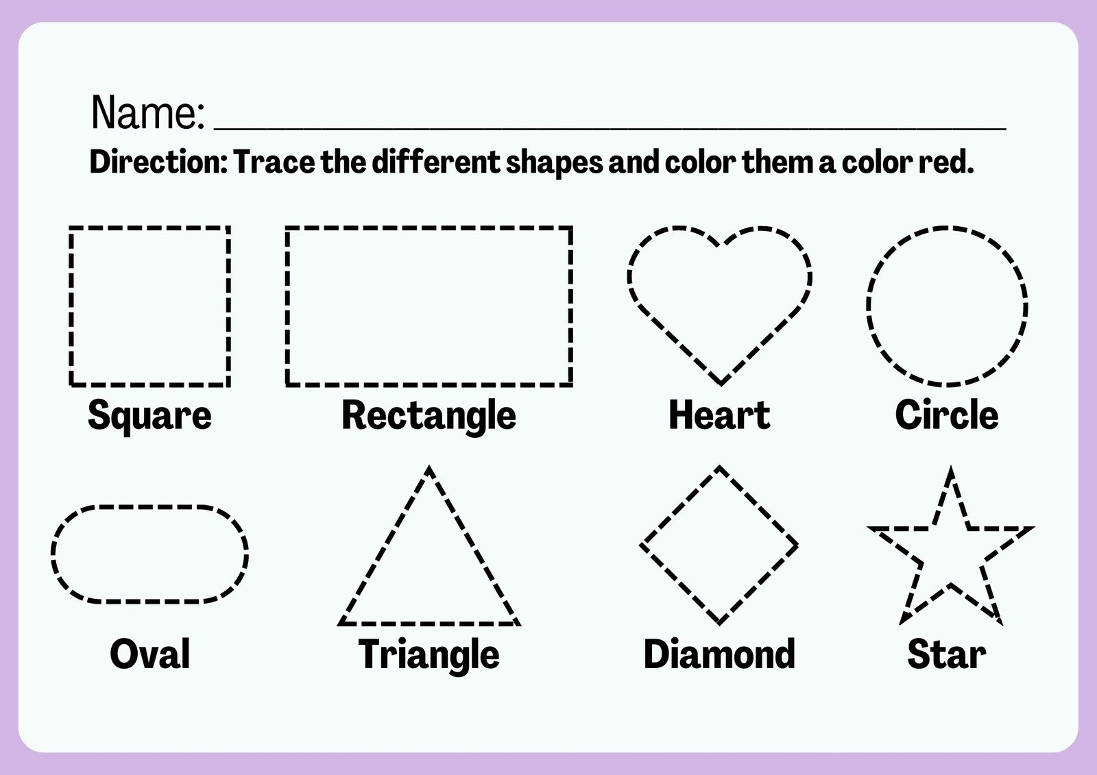 Preschool Educational Activities Printable