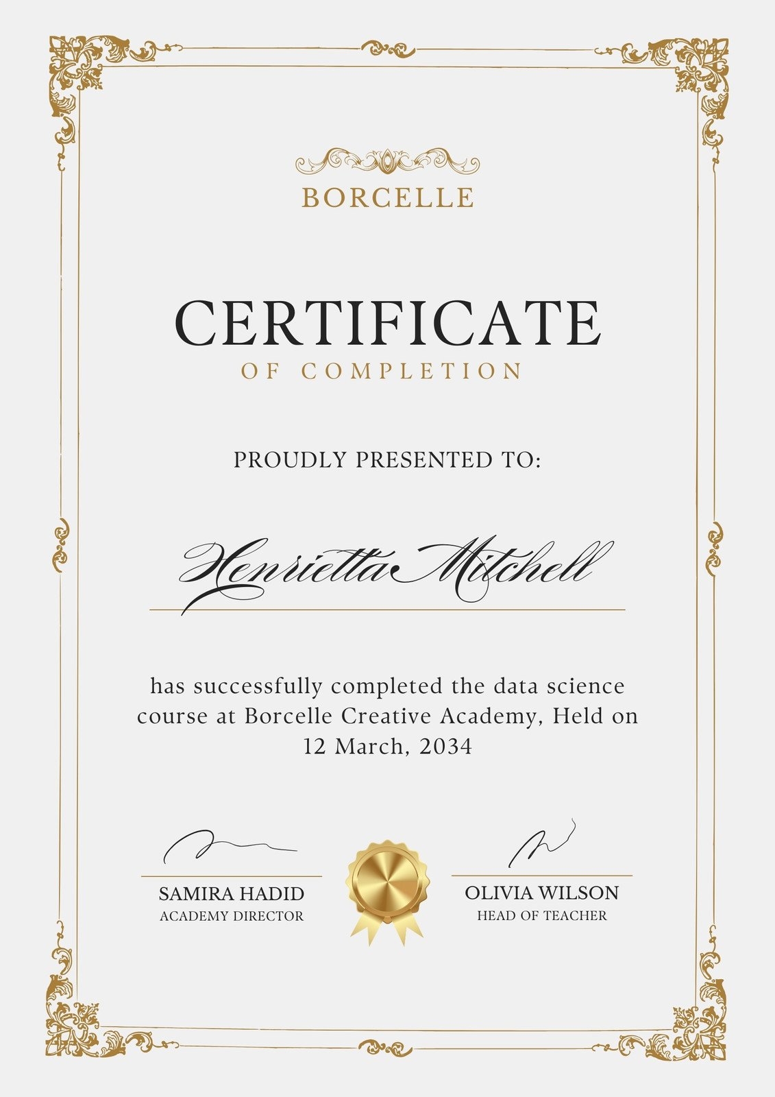 Free Printable Certificate For Education