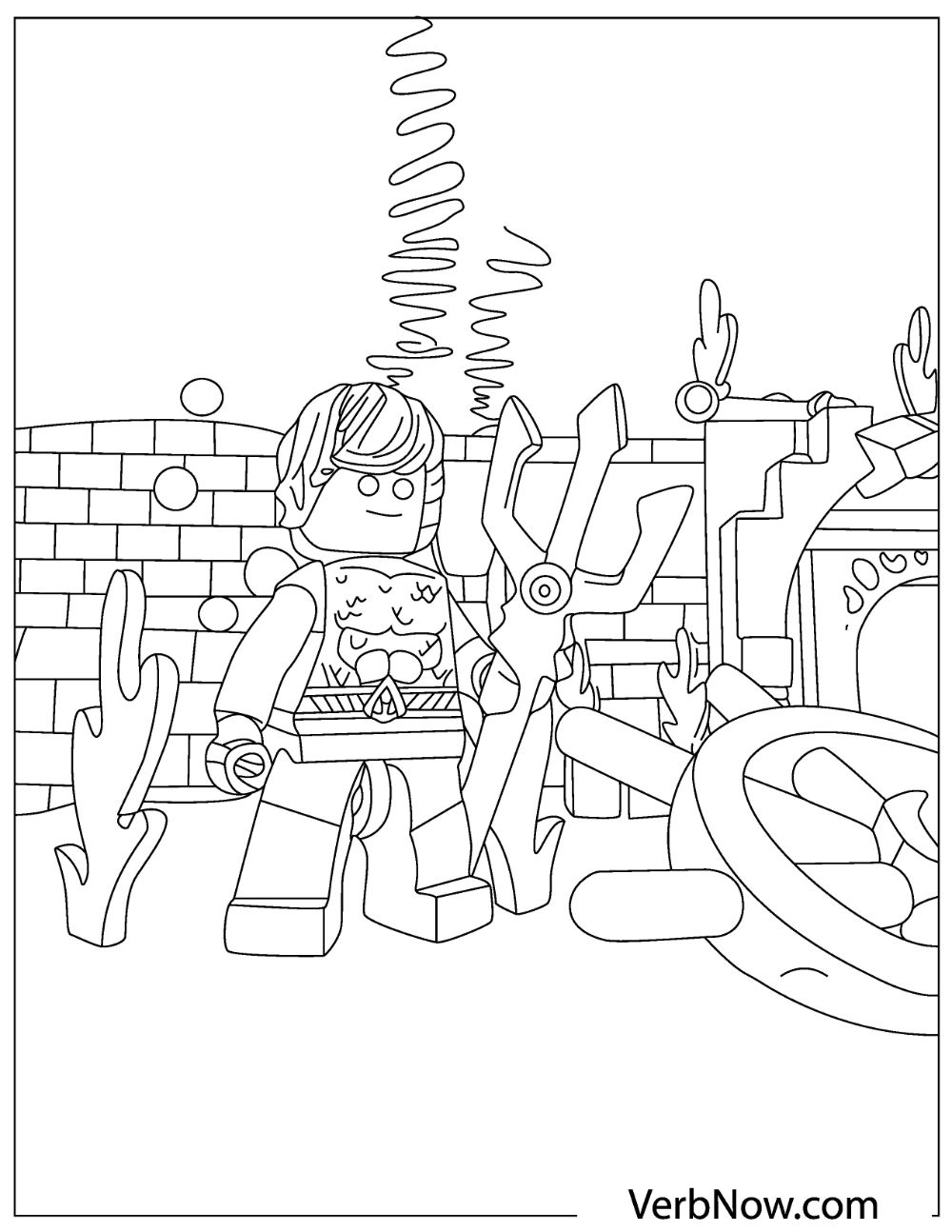 Free LEGO Coloring Pages For Download Printable PDF 