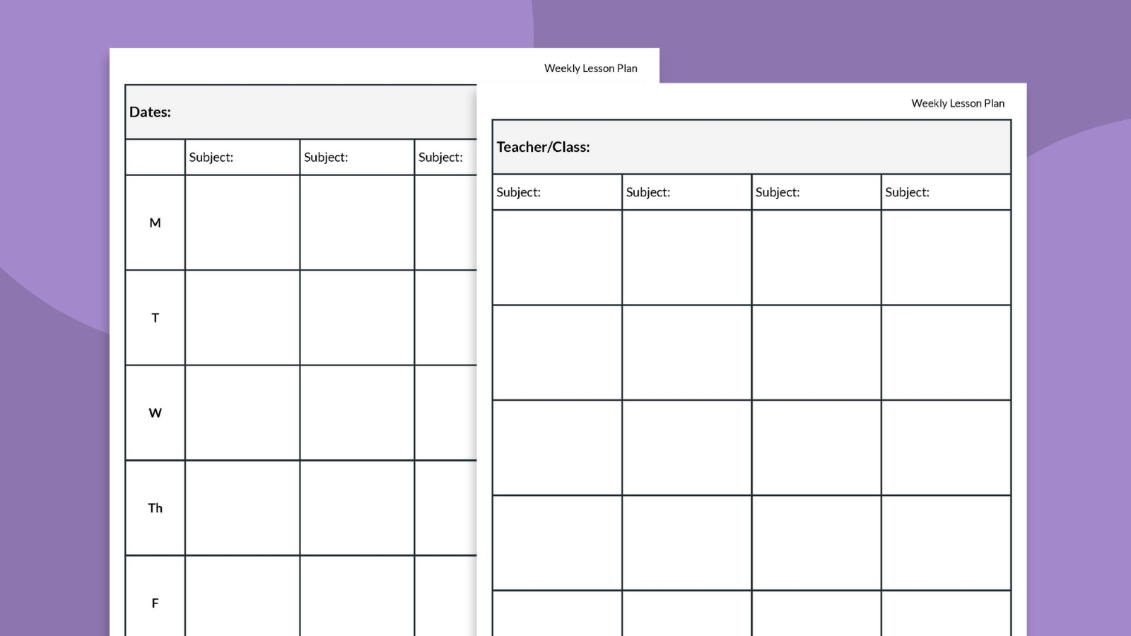 Printable Physical Education Lesson Plan Format