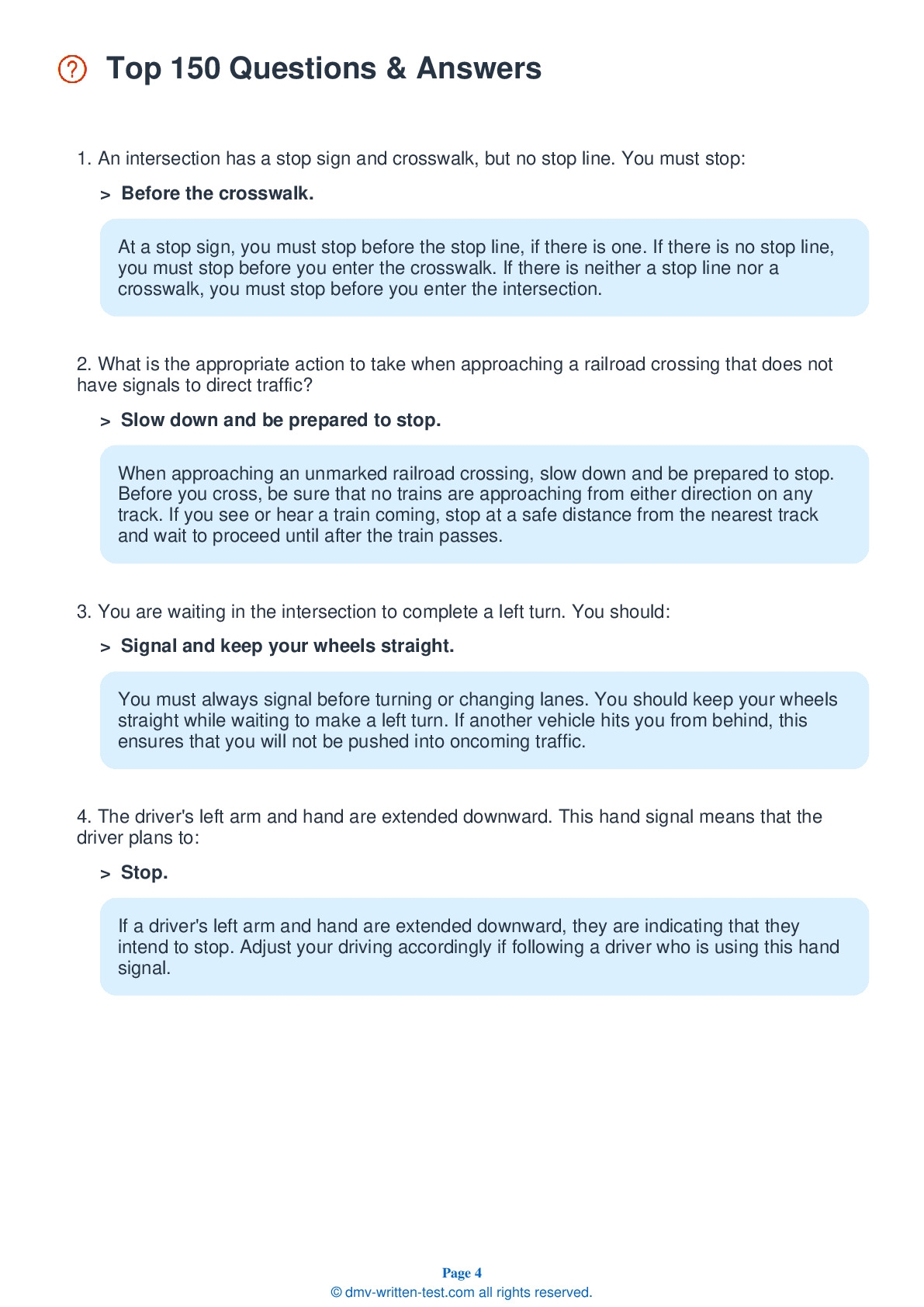 FREE New York Permit Test Real 2025 DMV Test Questions