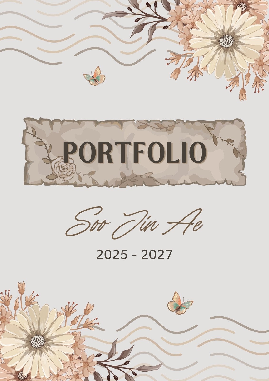 Free Portfolio Cover Page Templates To Use And Print Canva