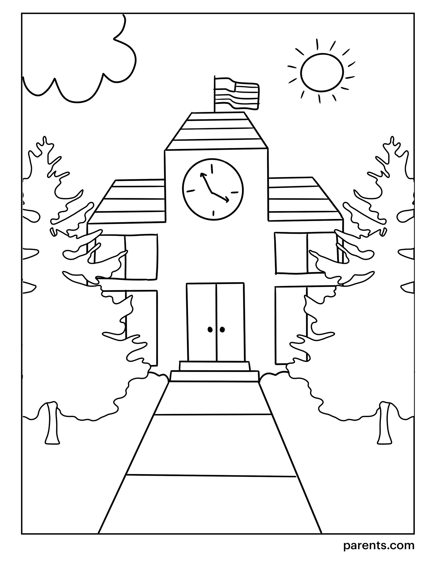 Educational Printable Coloring Pages For Kids