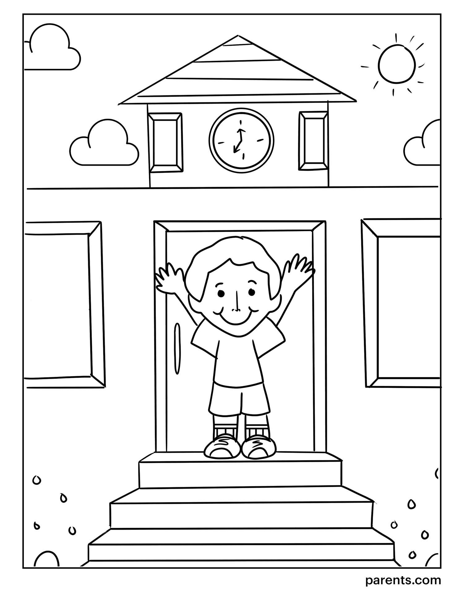 Free Printable Back to School Coloring Pages For Kids