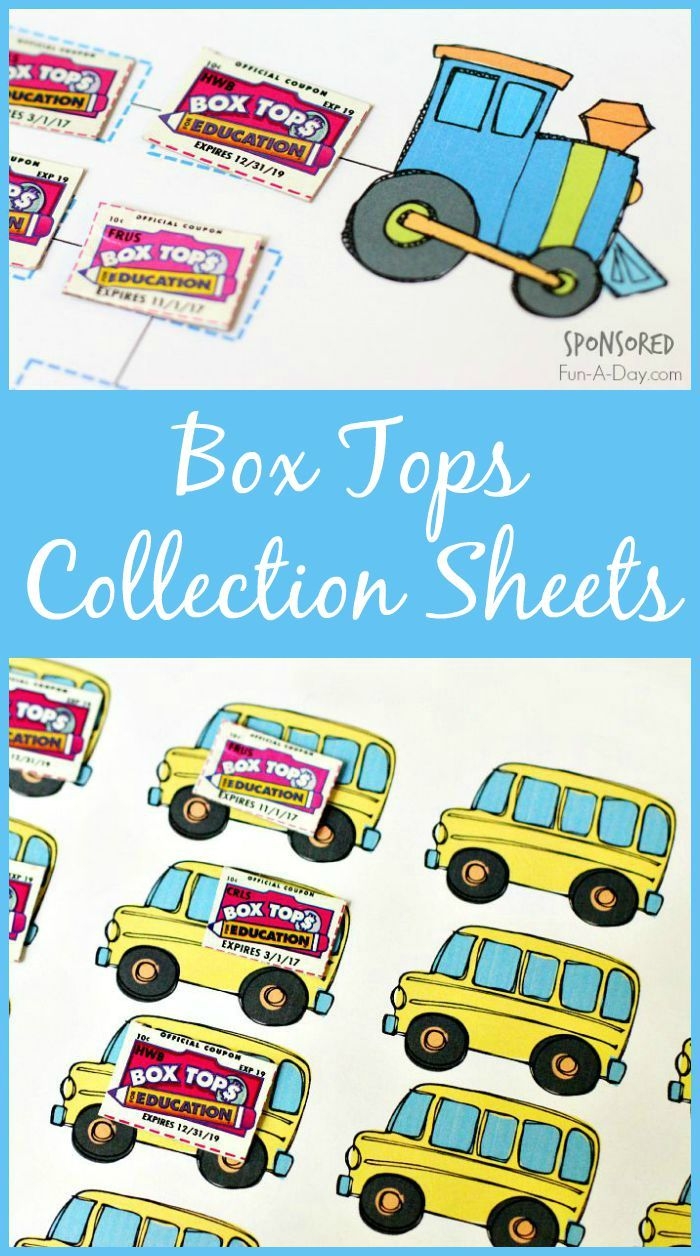 Free Printable Box Tops For Education Collection Sheets