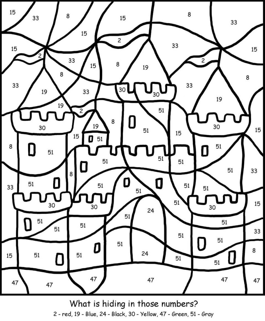 Free Coloring Printables For Kids Spanish Math Problems Educational Disney'S